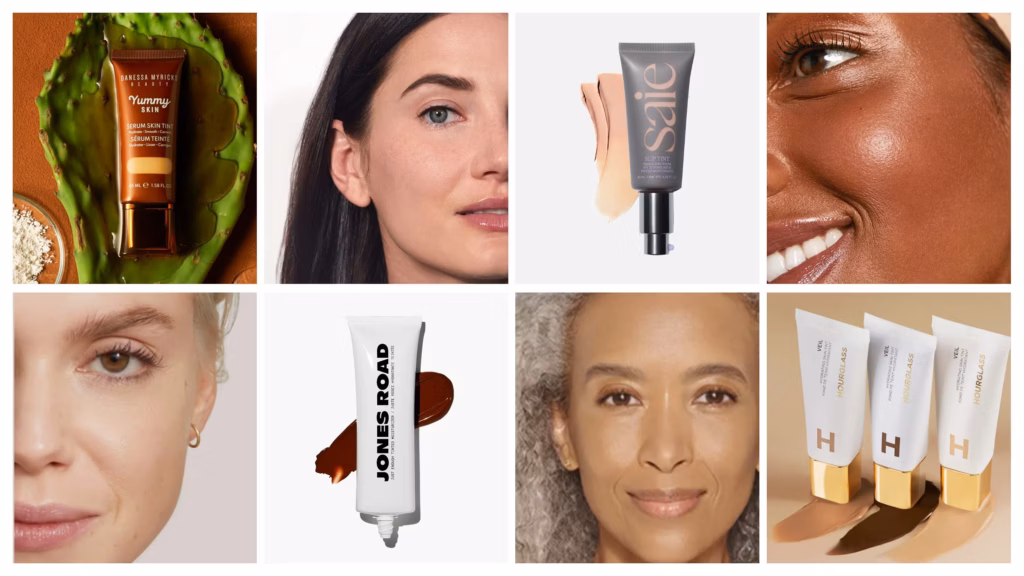 Skin tints for mature skin