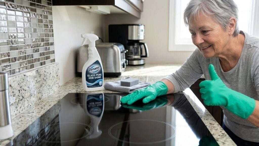 Remove scratches from glass cooktops