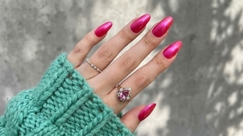 Pink Chrome Nail Ideas