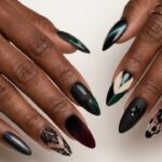 30 Black Nail Designs For a Modern and Moody Almost-Spring Manicure