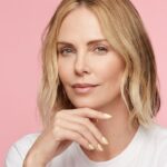 Like an ice cream manicure with a twist, Charlize Theron's lemon sorbet nails are ideal for spring