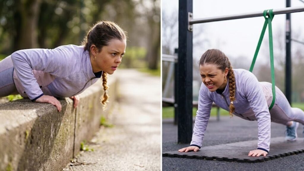 Struggling to do a push-up