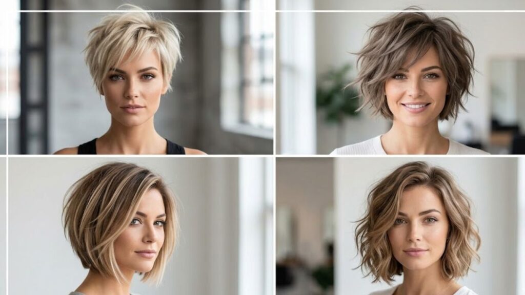Short haircuts for fine hair